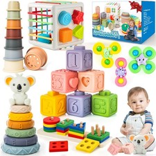 6-in-1 Baby Toys 6 to 12 Months, Montessori Toys for Babies 6-12-18 Months, I...
