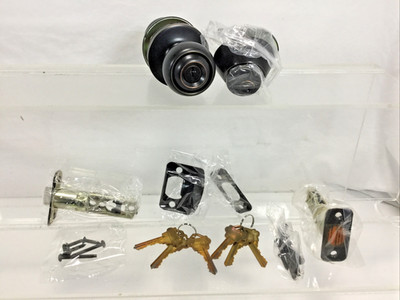 Lot  of 2 Premiere Essential Combo Single Cylinder Deadbolt Oil Rubbed Bronze L1