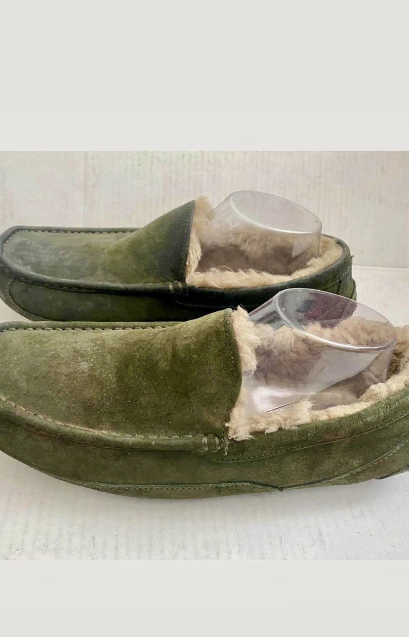 Mocassino UGG Uomo Ascot Verde Scamosciato S N 5775 Taglia 10 