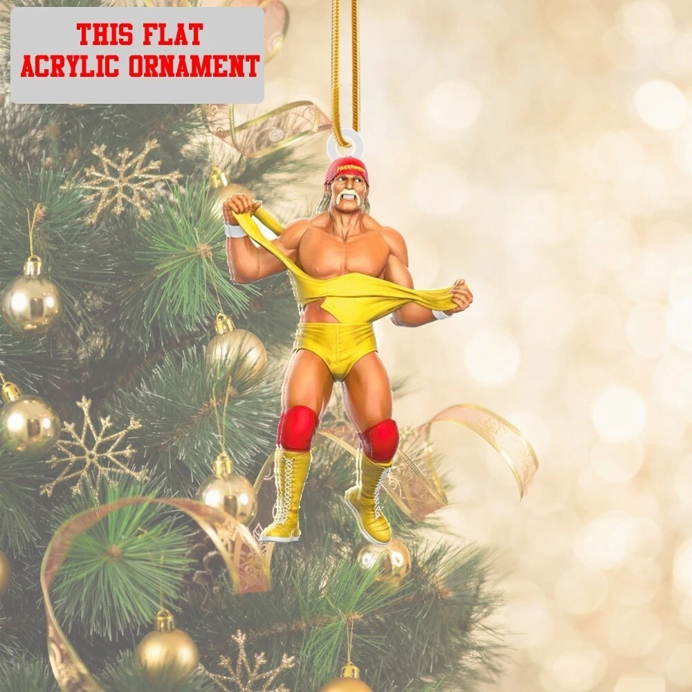 Hulk Hogan 2025 Acrylic Flat Ornament christmas