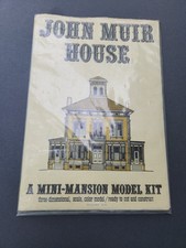 John Muir House Paper Model Kit 3D Scale Ready To Cut and Build