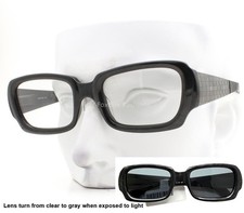 Alain Mikli Sunglasses A05504 001/M3 Shimmery Black Photochromic No Case