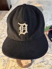 Detroit Tigers New Era Hat 7 3/4 Cool Base Buckram Removed Fitted Cap