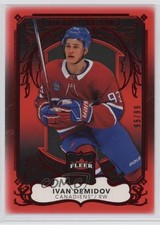 2025-26 Upper Deck Fleer Ultra Ultra Team Red 95/99 Ivan Demidov #13of20 hb2