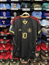Mexico 2011 Gio Dos Santos black Gold Cup Jersey (Sz L) 