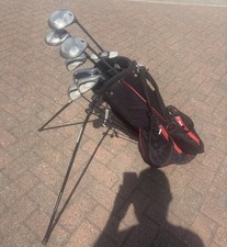 Great Callaway Full Set Of Graphite Shafted Big Bertha Ladies Golf Clubs & Bag