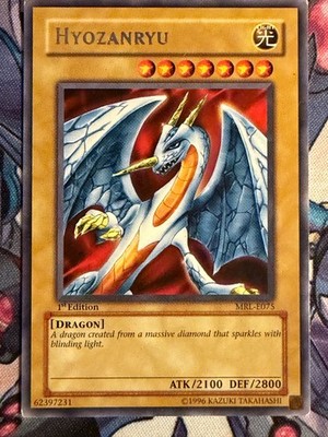 Hyozanryu MRL-E075 RARE YuGiOh Karte ERSTAUFLAGE