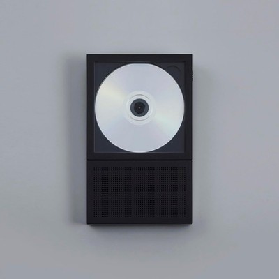 KM5 CP-2 CP2 Tragbarer CD Player Instant Disk Audio Schwarz