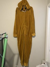 Eevee Pokemon Opposuites Adult One Piece Pajamas Comfy Costume Size L XL