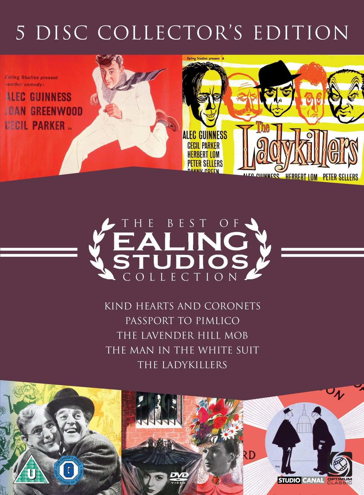 The Best Of Ealing Collection (DVD) Stanley Holloway Basil Radford Paul Dupuis
