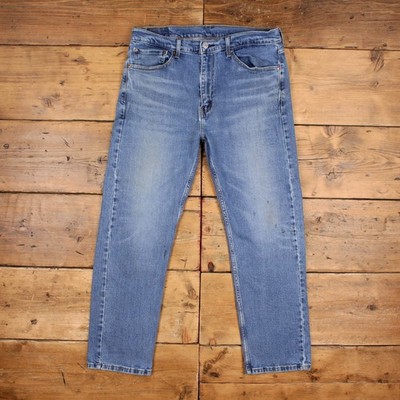 Vintage Levis 505 Jeans 34 x 29 Stonewash Straight Blau Red Tab Denim