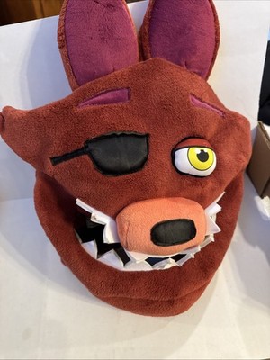 Five Nights Freddys FOXY Fox W/ Eyepatch Mask Adult Costume Face Head Piece 