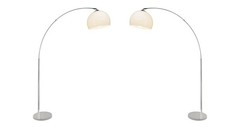 2x LIVARNO home LED Bogenleuchte / Stehleucht...