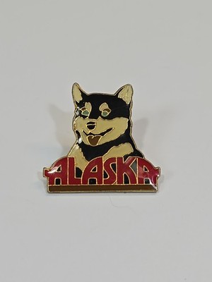 Alaska Husky Dog Souvenir Lapel Pin