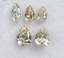 1 CT Natural White Diamond Pear Cut VVS1 D Grade IDGL Certified 1Free Gift A4