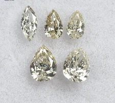1 CT Natural White Diamond Pear Cut VVS1 D Grade IDGL Certified 1Free Gift A4