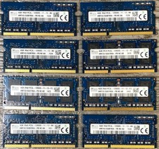 Lot of 8 SK Hynix 4GB 1Rx8 PC3L-12800S Laptop RAM SODIMM HMT451S6BFR8A-PB