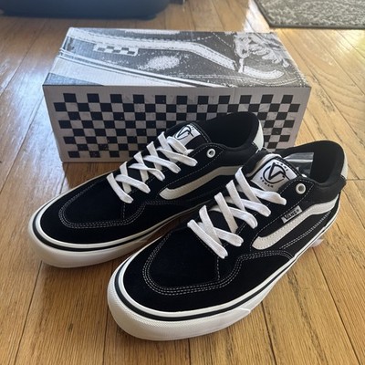 Vans Skate Rowan Pro Black/True White - Size: 10.5 