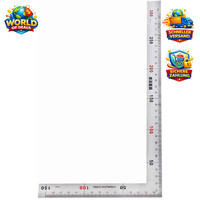 Winkel Lineal Edelstahl L-Form 150 X 300 Mm 90 Grad Doppelseitenskala FüR