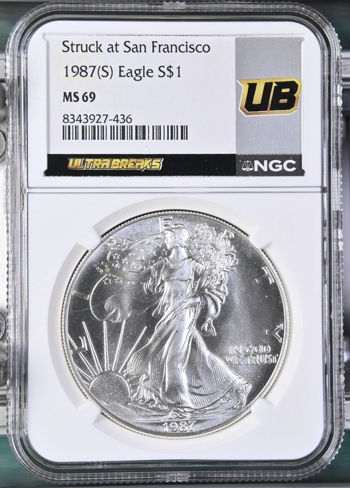 American Eagle 1987 U.S. Mint Silver Bullion Coins for sale | eBay
