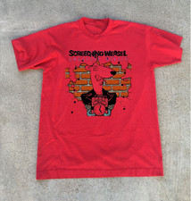 Screeching Weasel Band Greatest Misses Red Shirt Men Women Cotton Tee UU336