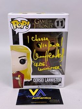 Lena Headey Signed Cersei Lannister Game of Throne Funko Pop #11 w/ JSA Witness