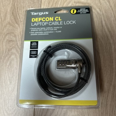 Targus DEFCON CL Laptop, Netbook, Monitor or Projector w/ a built-in Lock Slot