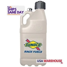 Sunoco Race Jugs M7500TN, One Tan Plastic Tan Sunoco Motorsports Jug 5 Gal Perfo