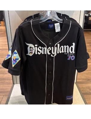 New 2025 Disney Disneyland Castle 70th Anniversary Black