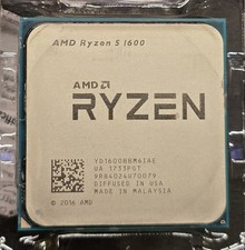 AMD YD1600BBAEBOX Ryzen 5 1600 3.2GHz 6 Core AM4 Processor  Wraith Spire Cooler