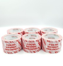 3 Inch x 110 Yards Pre-Printed Packing Tape,IF Seal HAS Been Broken,Check Conten