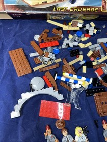 LEGO Indiana Jones: Venice Canal Chase (7197) Incomplete? W/Box Manual Minifigs