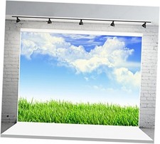 Leyiyi 6x4ft Spring Grassland Photography Background Gardening Plant Meadow