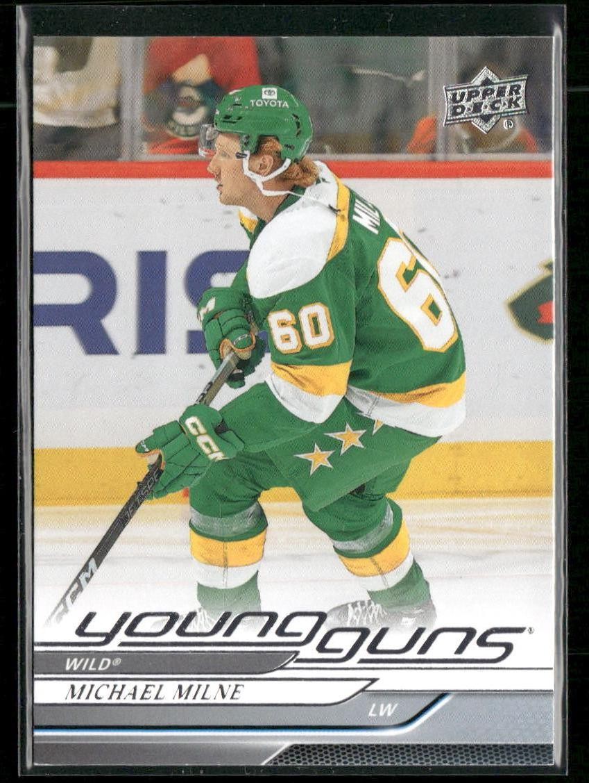 2024-25 Upper Deck Michael Milne Young Guns RC #727 Minnesota Wild