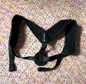 FY Posture Adjustable Back & Shoulder Posture Corrector Brace, Black