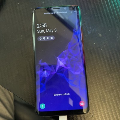 Samsung Galaxy S9 64GB SM-G960U1 (LTE Unlocked) Midnight Black (E-0298)