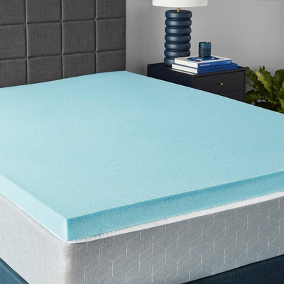 #ad StyleWell 1004850799 3quot; Gel Infused Memory Foam King Mattress Topper $54.99