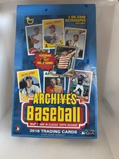 2018 Topps Archives Baseball Factory Sealed HOBBY Box Ohtani RC & Judge Autos?