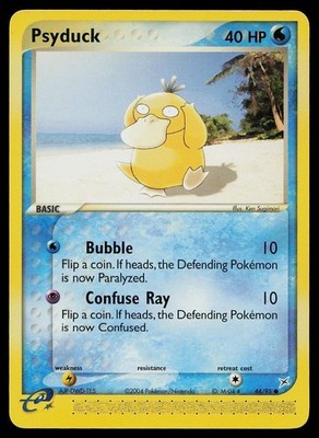 Psyduck 44/95 Common Team Magma vs Team Aqua Pokemon Near Mint