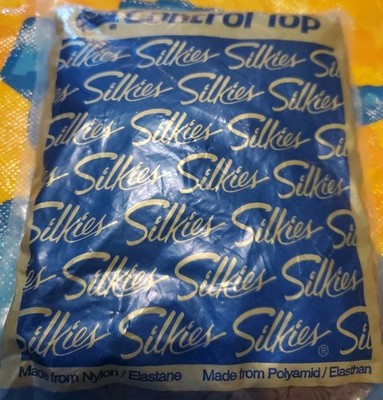 Silkies Control Top Pantyhose XXL X-QUEEN Beige Honey 070602 VINTAGE NOS NIP