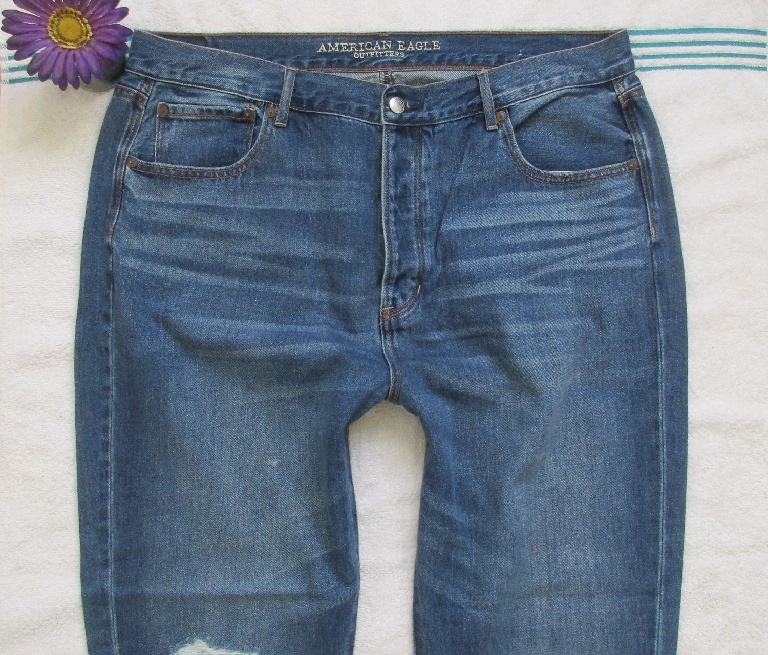 High Rise Girlfriend Jeans