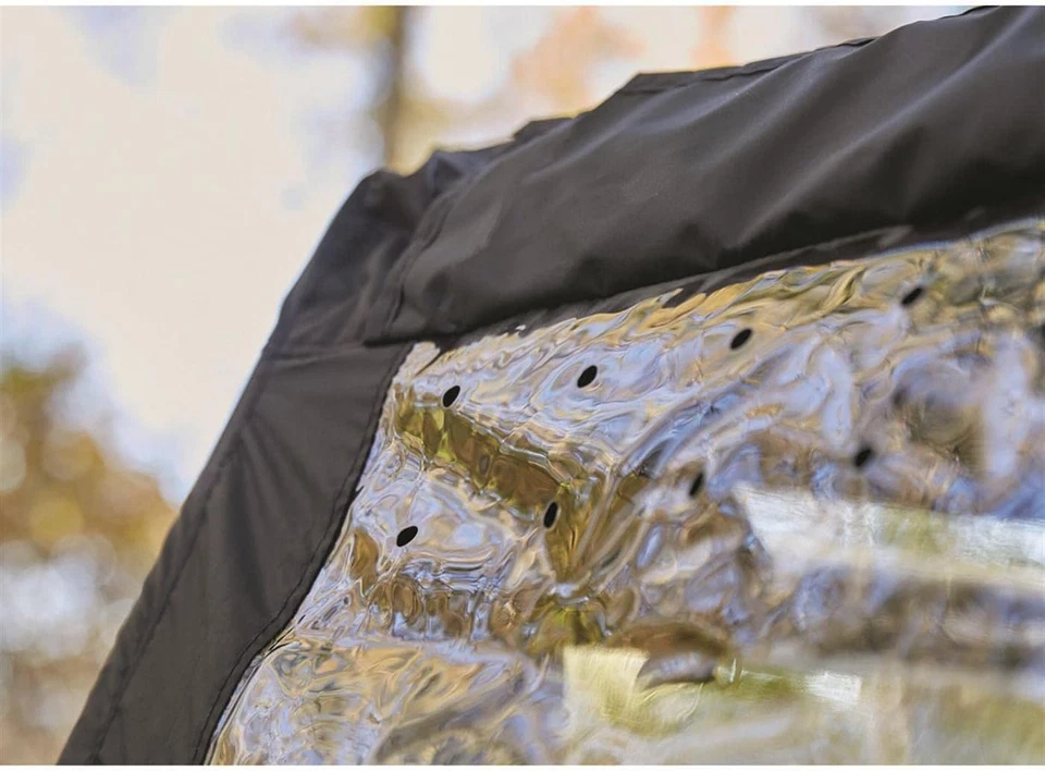 Nueva cubierta de cabina duradera para cabina ATV resistente al aire libre para todo tipo de clima negra Foto 4 de 4