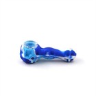 Geometric Silicone Pipe, 1PCS Random Color, Single Hole Glass Bowl Included — photo 5