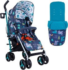 Cosatto Supa 3 Pushchair with Footmuff –from Birth to 25Kg, Dragon Kingdom, 0027