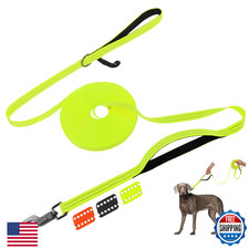 Fida Long Leash for Dogs with Traffic Handle,30ft 50ft Long Dog Leash Reflective