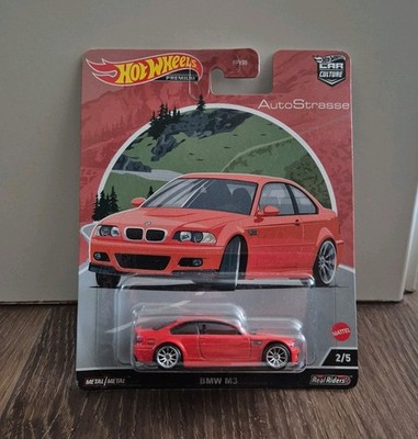 Hotwheels Premium BMW M3 (E46) - AutoStrasse - NEU! - rot - in OVP