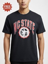 “NC State University” North Carolina Black T Shirt - Size XL - Made In USA - NWT