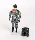 VTG 1986 GI JOE Lowlight v1 Loose Figure VG+ Night Spotter & Backpack NEW O RING