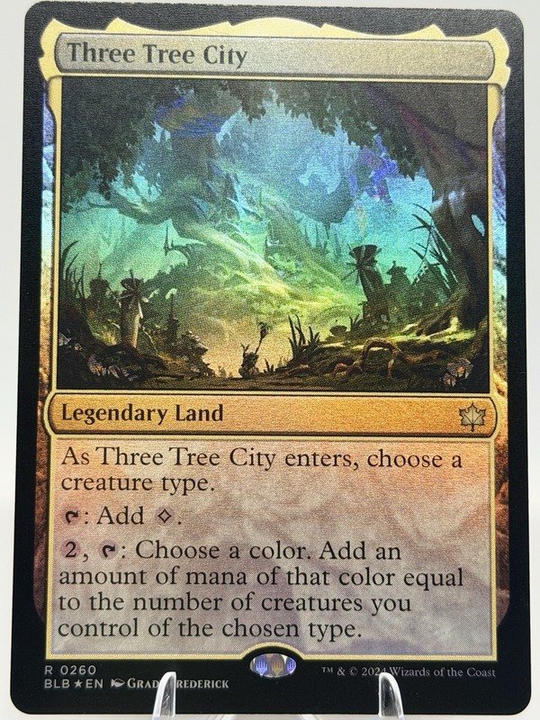 Three Tree City FOIL 2024 Bloomburrow MTG Near Mint 0260