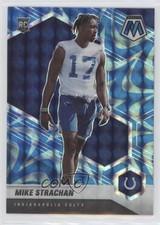 2021 Panini Mosaic Rookies Reactive Blue Mosaic Prizm Mike Strachan #397 8em